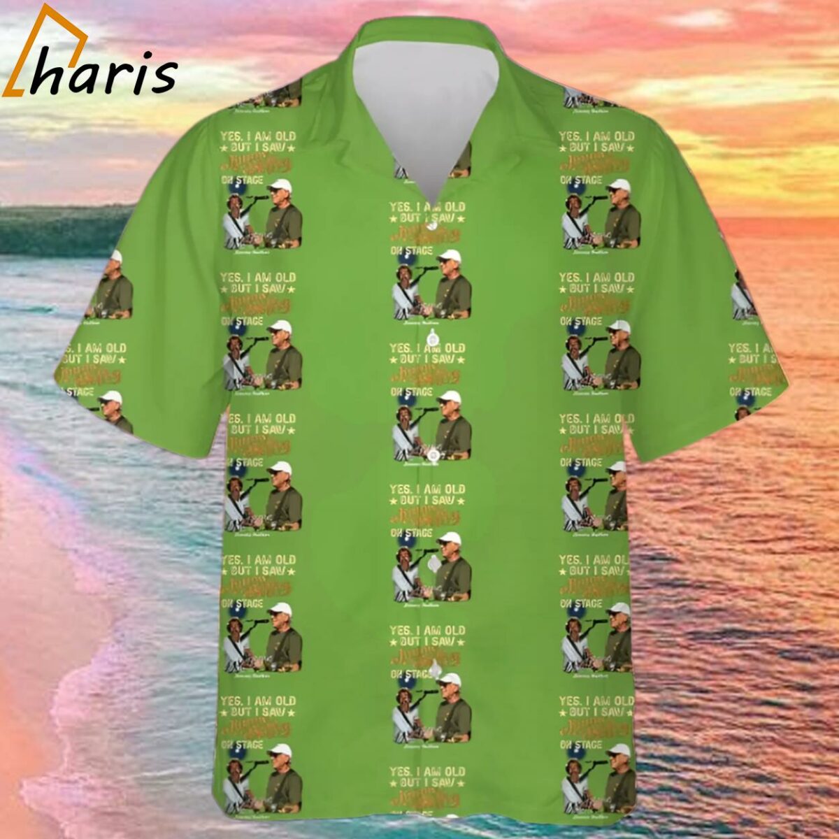 Yes Im Old But I Saw Jimmy Buffett On Stage Memorial Hawaiian Shirt 1 1