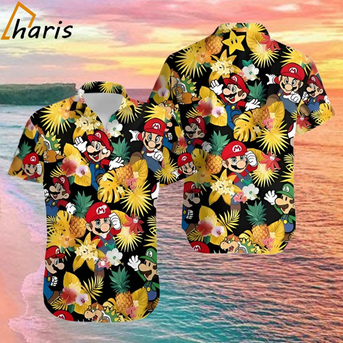 Yoshi Super Mario Movie Character Hawaiian Shirt 1 1