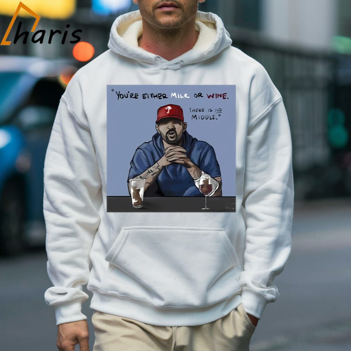 Youre Either Milk Or Wine There Is No Middle Philadelphia Phillies T shirt 5 Hoodie