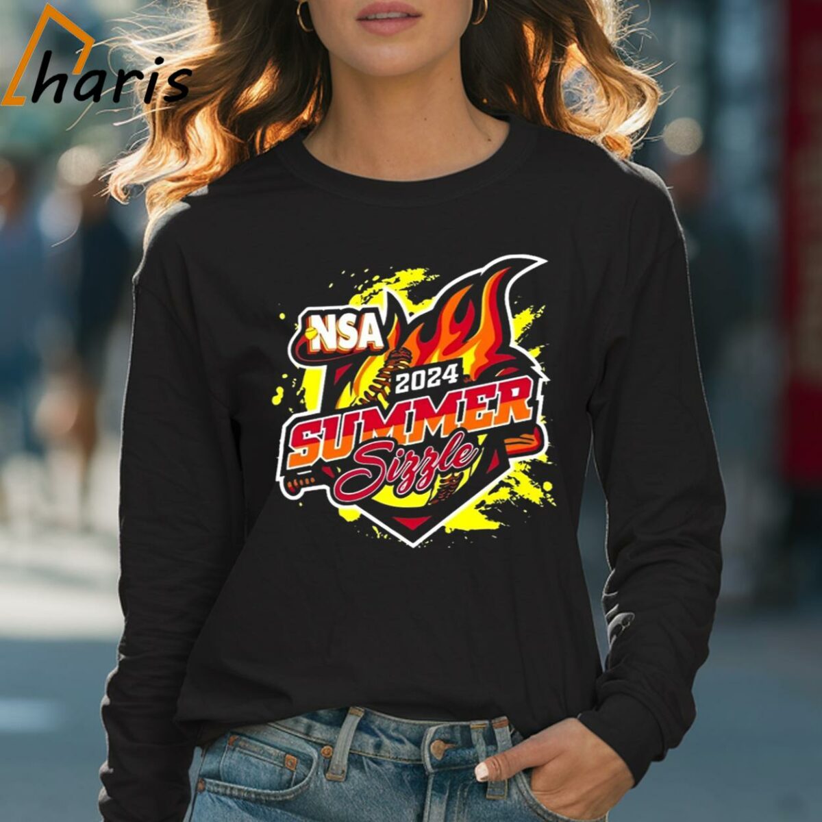 2024 NSA Summer Sizzle Fastpitch Tournament T shirt 4 Long sleeve shirt
