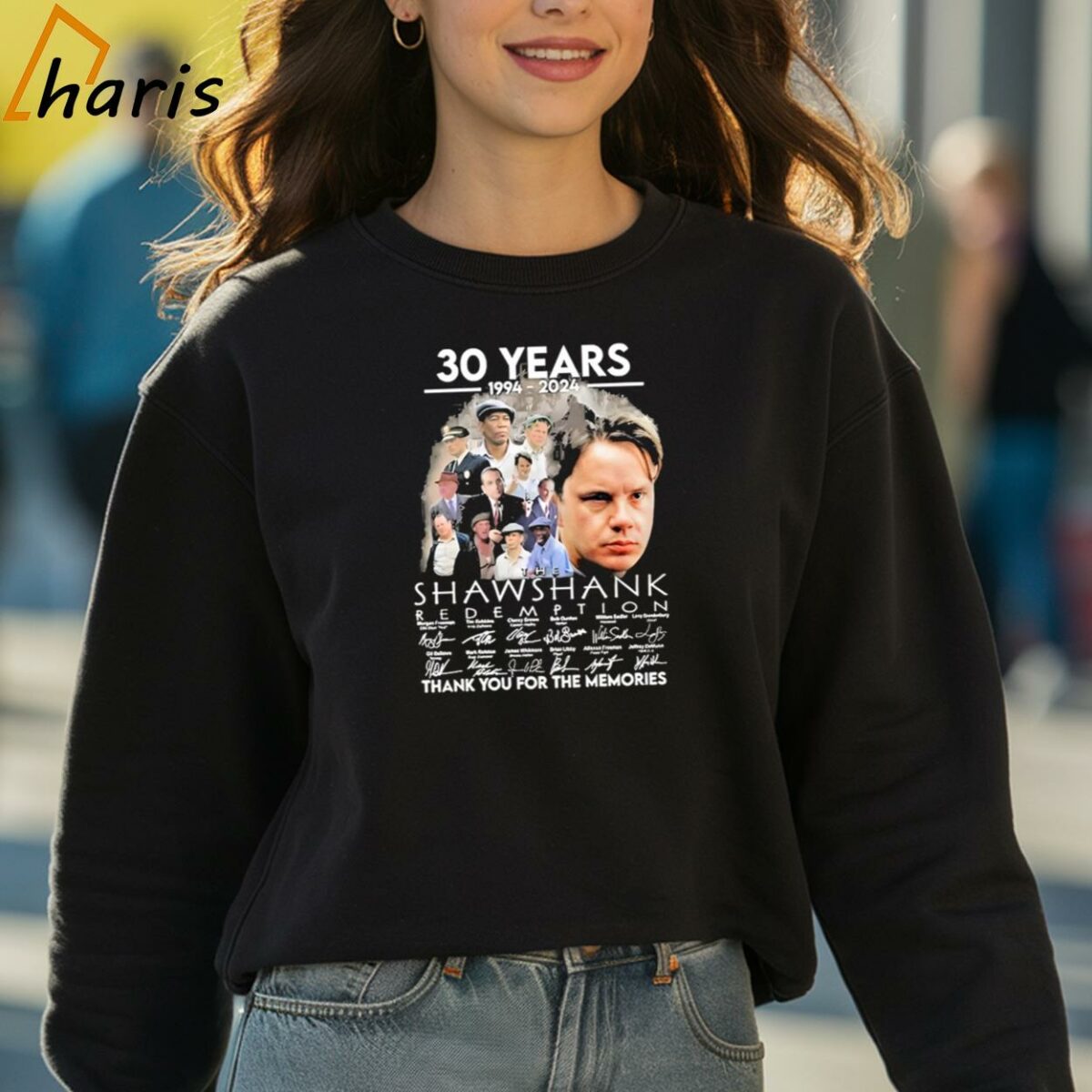 30 Years 1994 2024 The Shawshank Redemption Members Thank You For The Memories T Shirt 3 sweatshirt