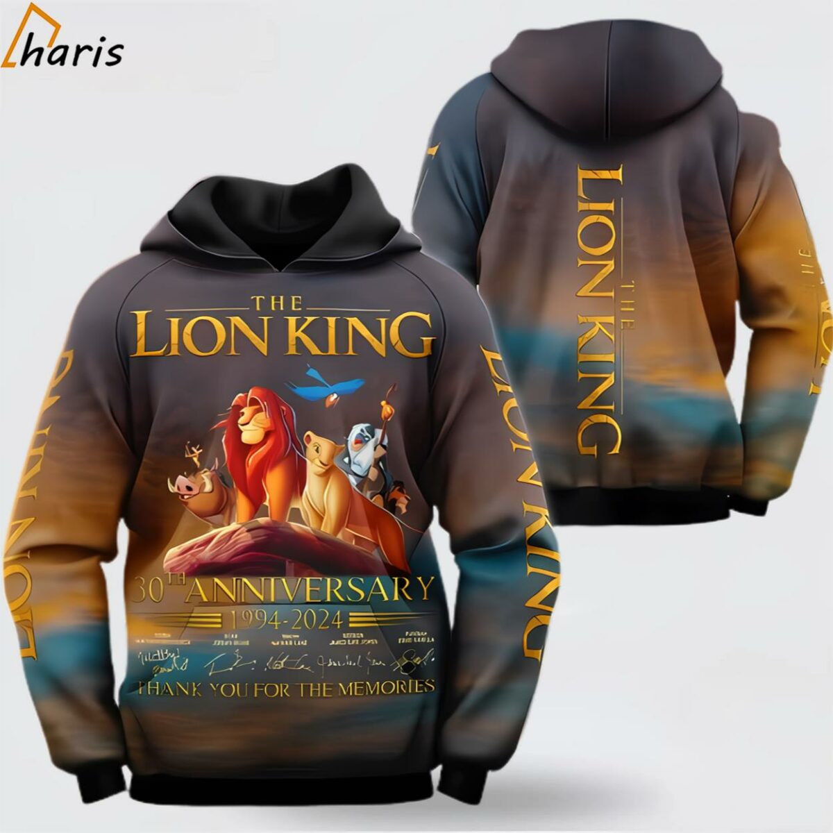 30th Anniversary The Lion King 3D Unisex Hoodie 1 jersey