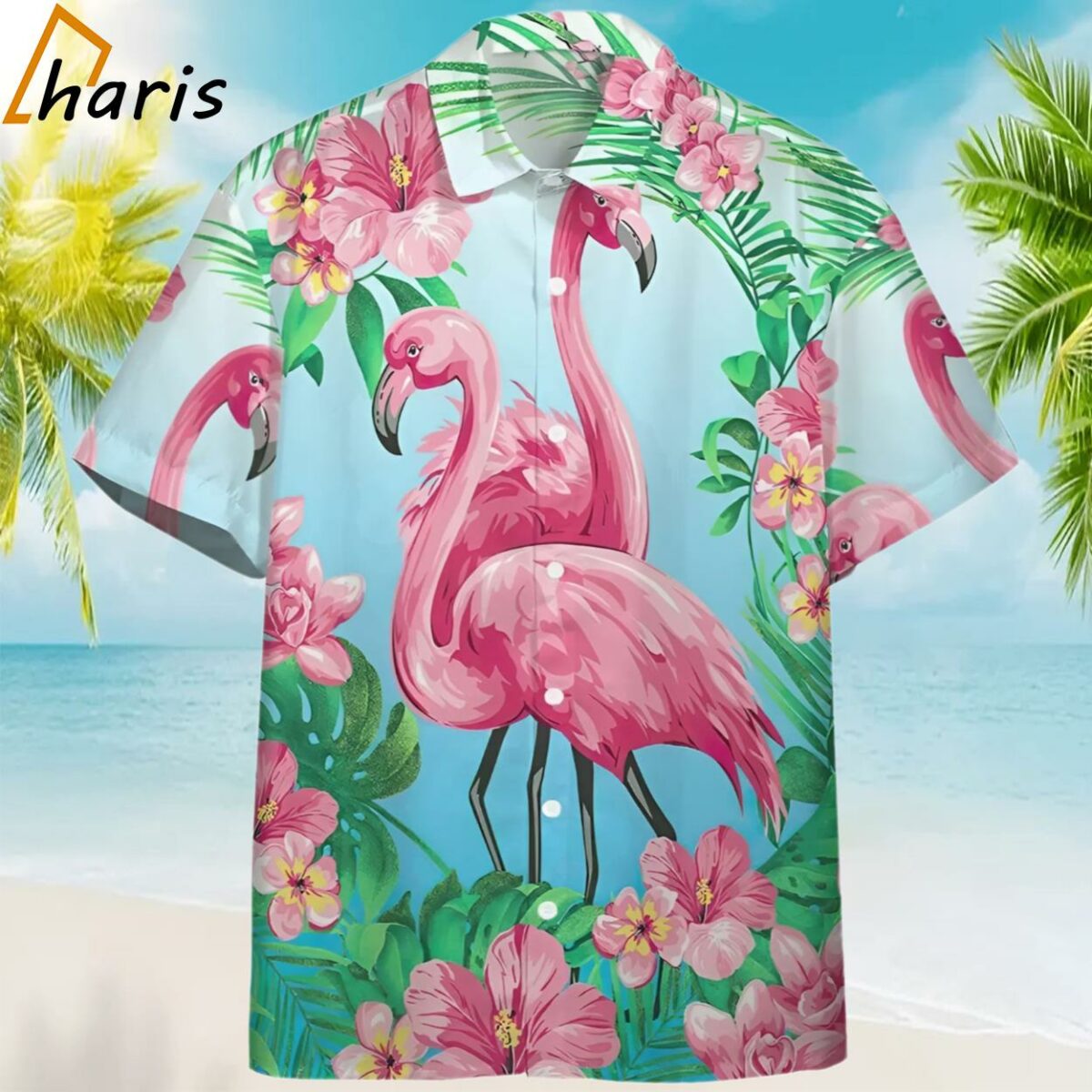 3D Flamingo Hawaiian Shirt For Summer 1 1