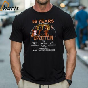 56 Year 1968 2024 Led Zeppelin Thank You For The Memories T Shirt 1 Shirt