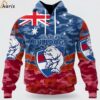 AFL Western Bulldogs Special ANZAC Day Design Lest We Forget 3D Hoodie 1 jersey