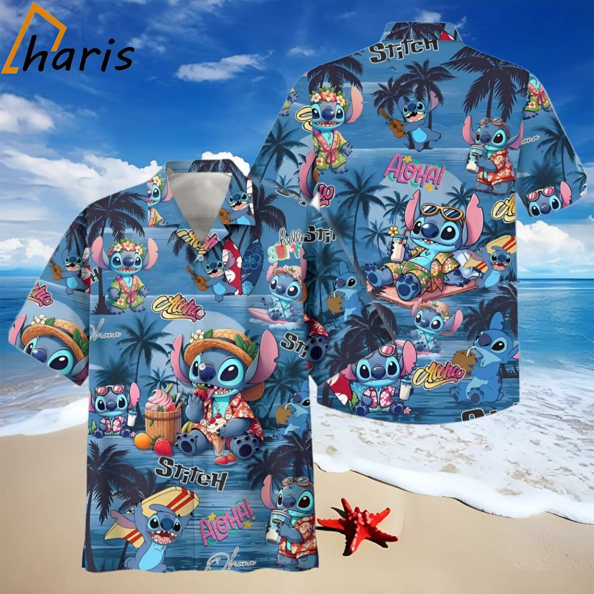 Aloha Stitch Hawaiian Shirt 1 1
