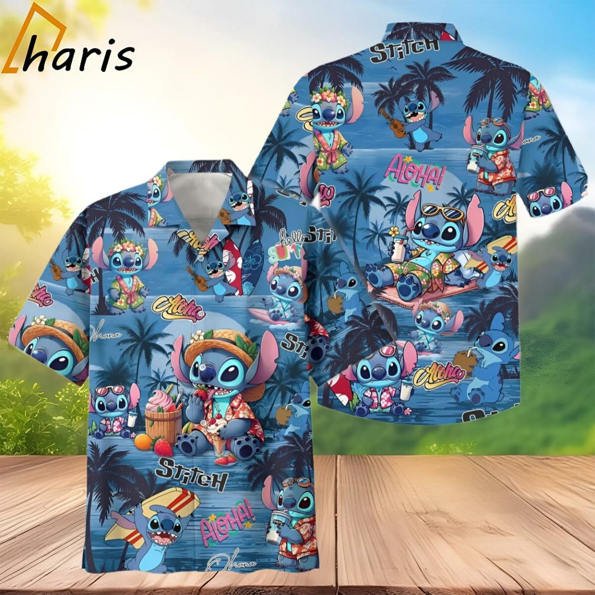 Aloha Stitch Hawaiian Shirt 2 3