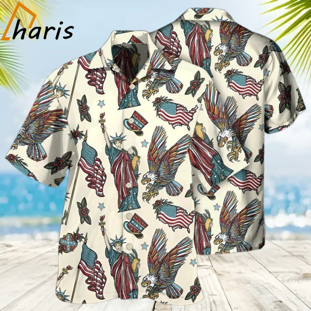 America Symbols Basic Style Hawaiian Shirt 2 2
