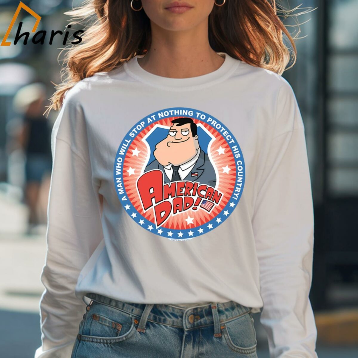 American Dad Stan Smith T shirt Gift For Dad 4 Long sleeve shirt