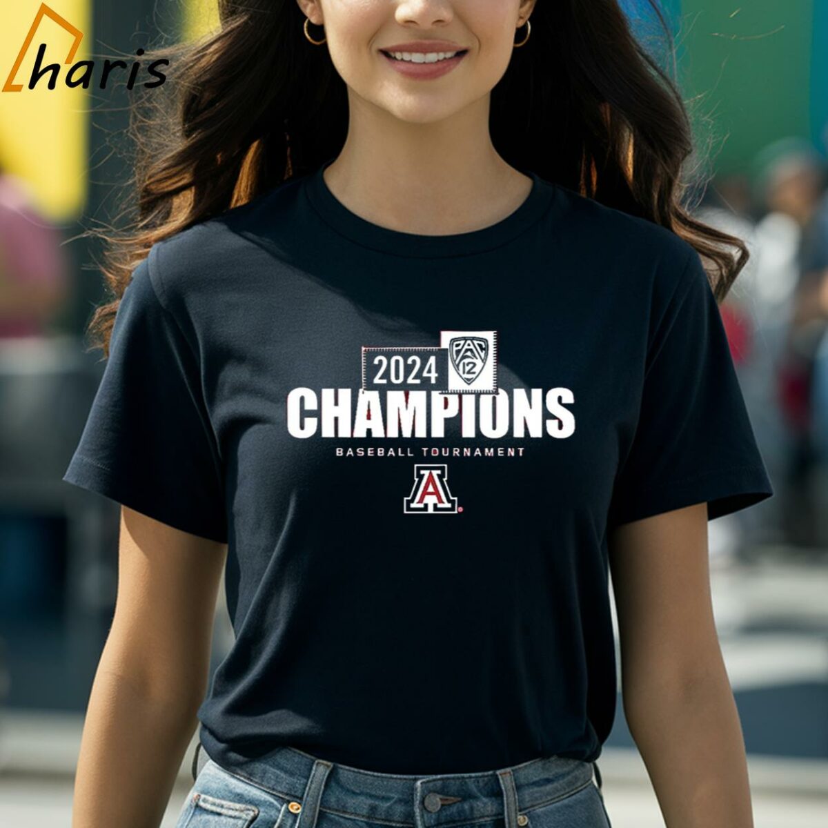 Arizona Wildcats 2024 Pac 12 Baseball Conference Tournament Champions Locker Room T Shirt 2 Shirt