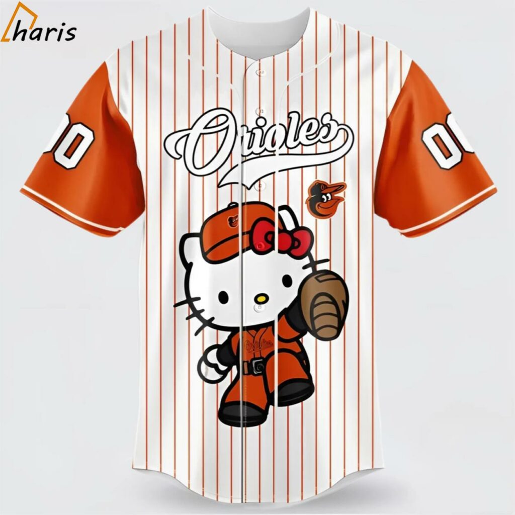 Baltimore Orioles Special Hello Kitty Baseball Jersey
