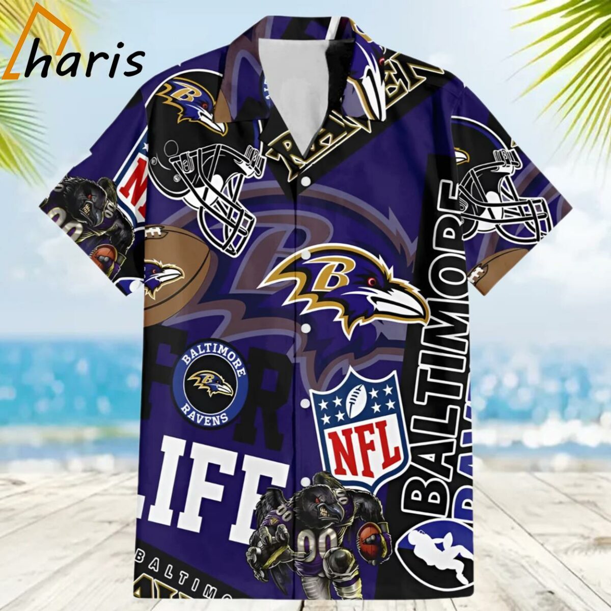 Baltimore Ravens NFL Summer Hawaiian Shirt 2 2