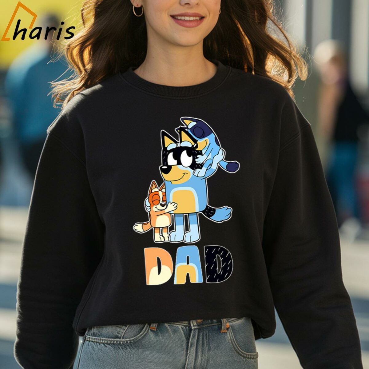 Bandit Bluey Heeler Dad T shirt Bluey Dad For Daddys Gift 3 sweatshirt