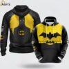 Batman Silhouette Black Yellow 3D Hoodie 1 jersey