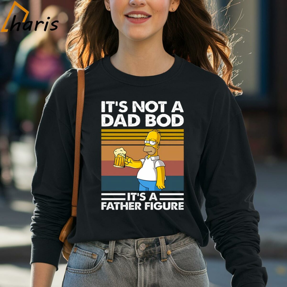 Beer And Homer Simpson Its Not A Dad Bod Its A Father Figure Vintage Shirt 4 long sleeve shirt