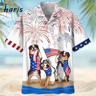 Bernese Mountain Dogs Independence Day Is Coming Hawaiian Shirt 1 1