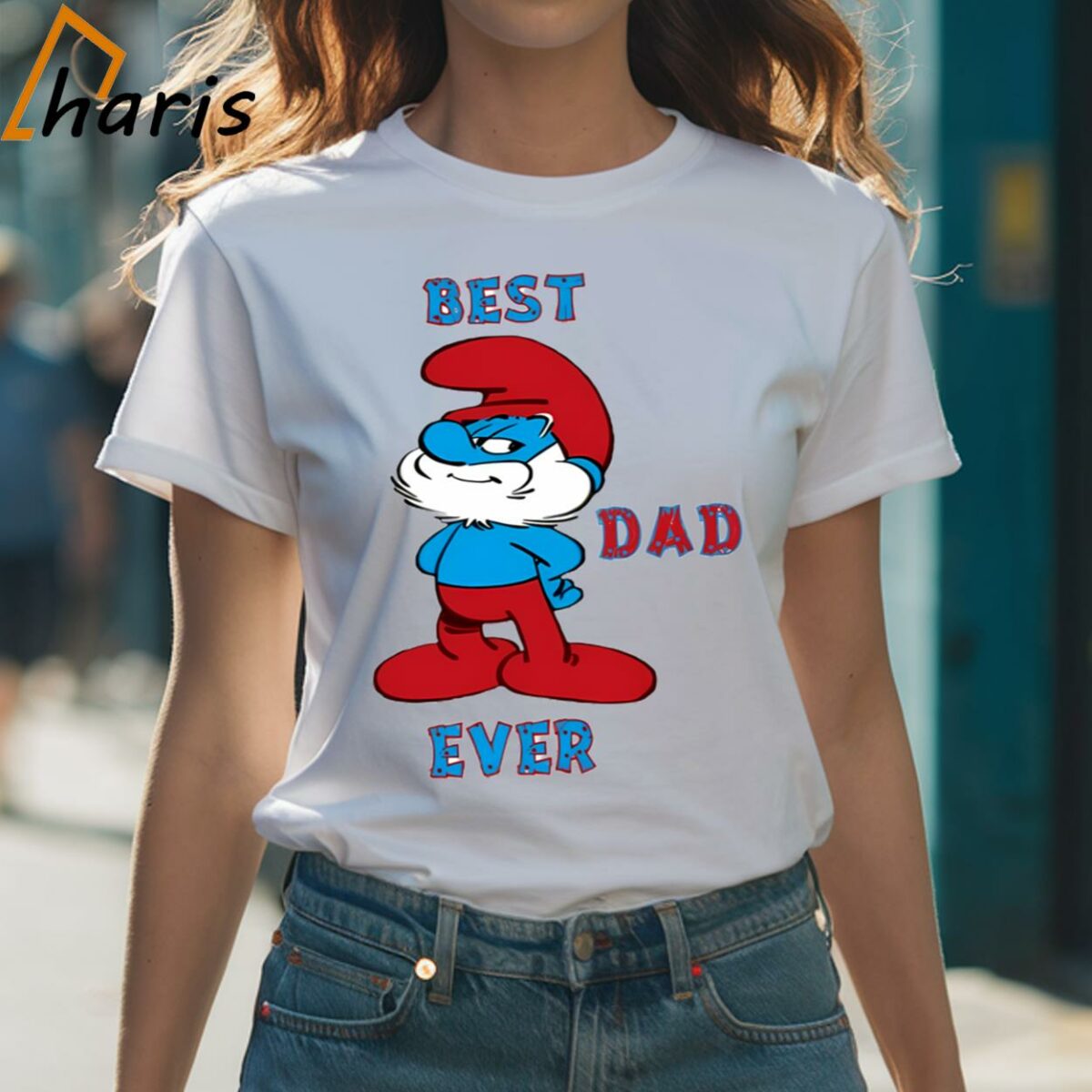Best Dad Ever Papa Pitufo Smurf Daddy Father Padre Shirt 1 Shirt