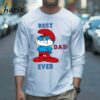 Best Dad Ever Papa Pitufo Smurf Daddy Father Padre Shirt 3 Long sleeve shirt