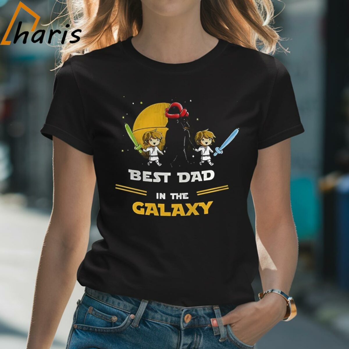 Best Dad In The Galaxy Fathers Day Star Wars T Shirt 2 Shirt