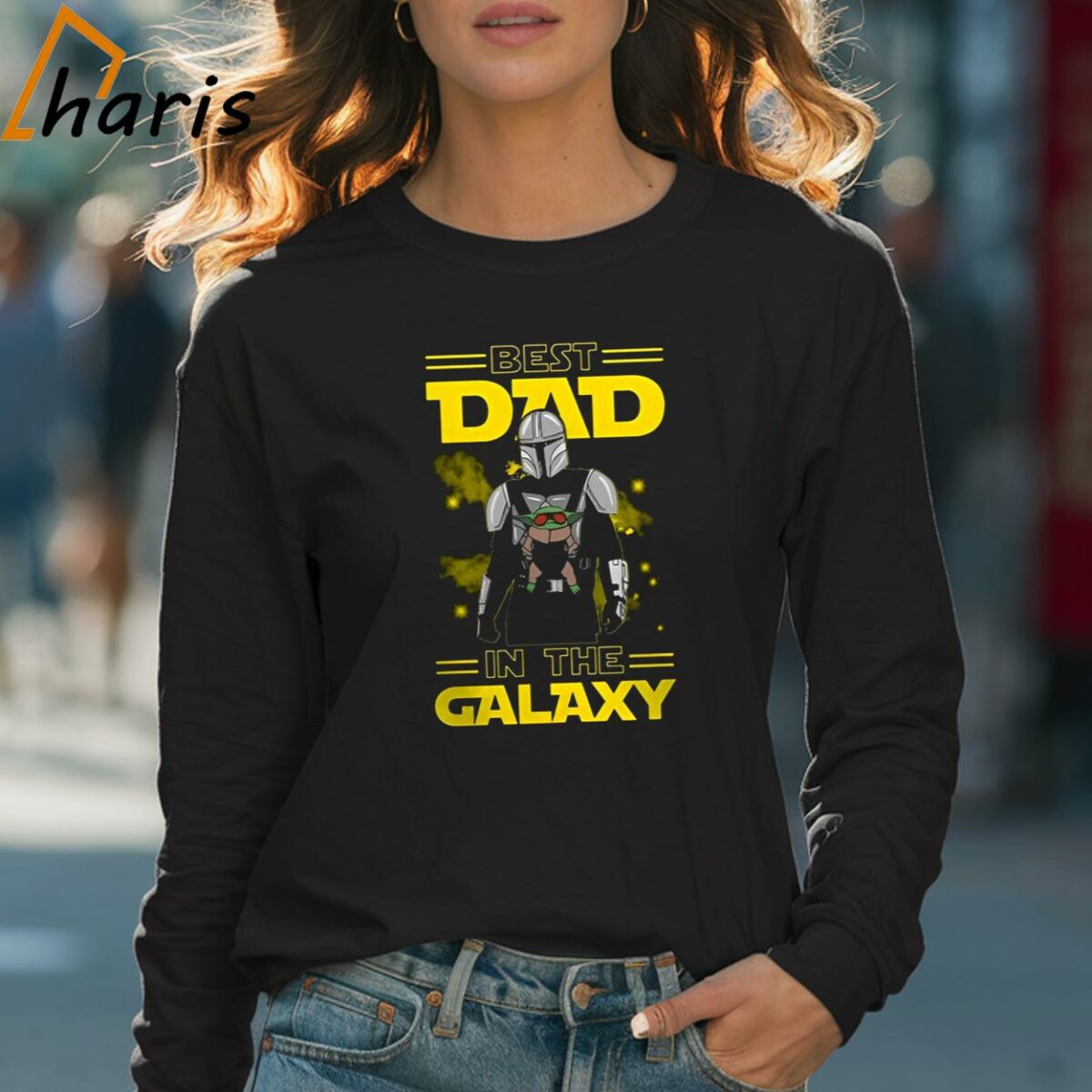 Best Dad In The Galaxy Star Wars Fathers Day Gift 4 Long sleeve shirt