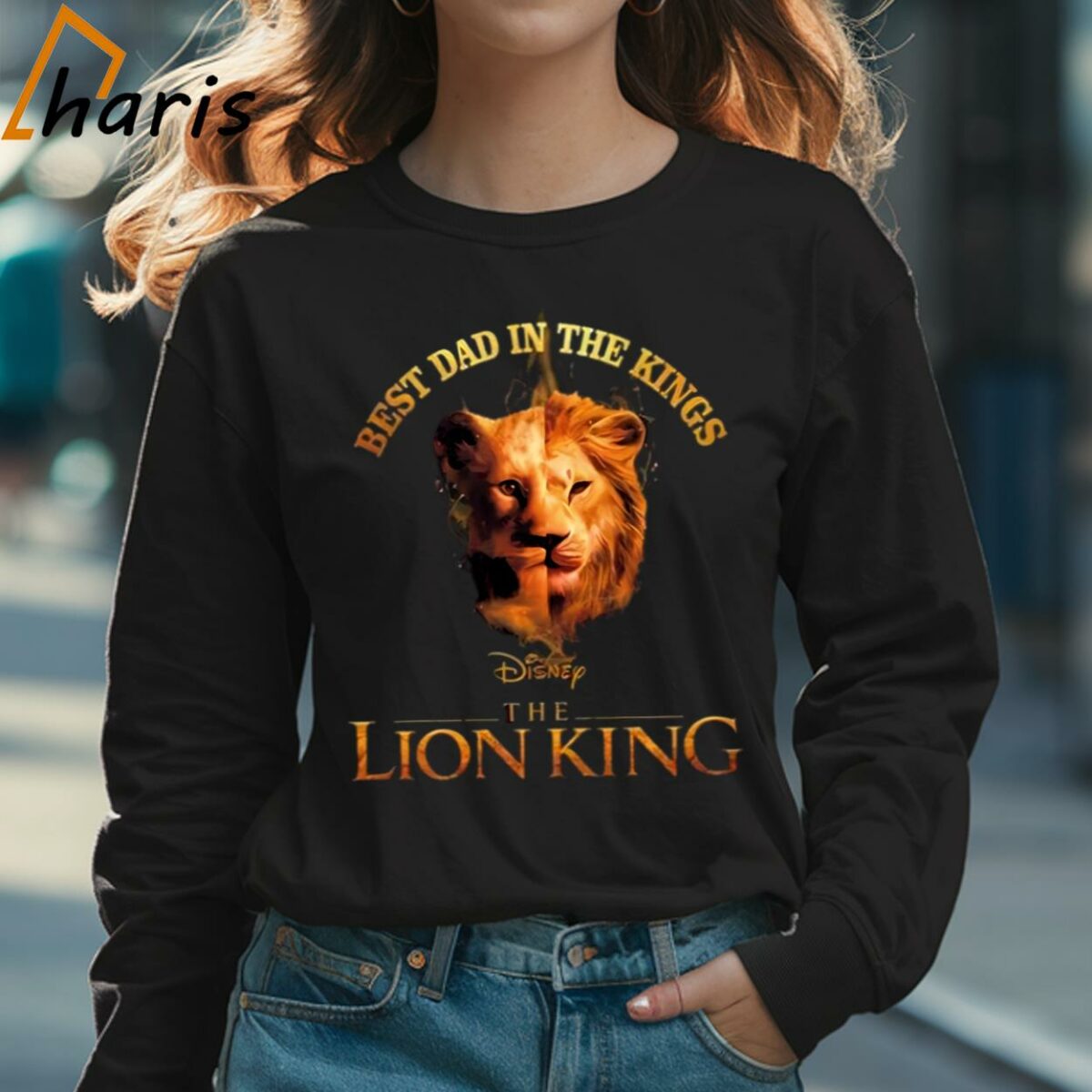 Best Dad In The Kings Disney The Lion King Shirt 3 Long sleeve shirt