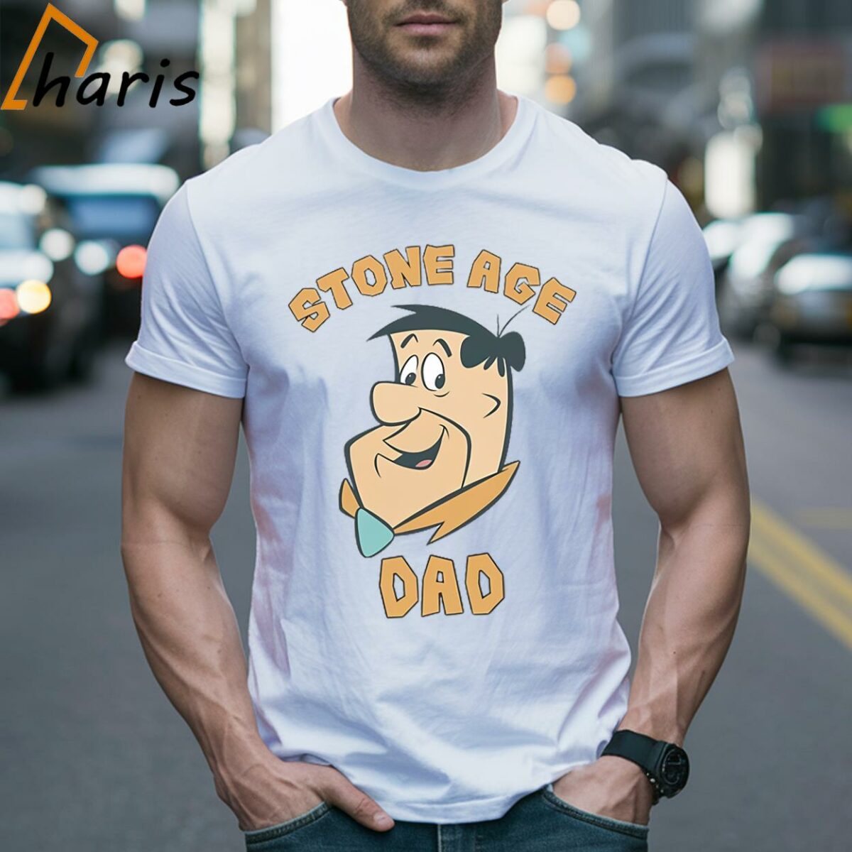 Big And Tall The Flintstones Fred Flintstone Stone Age Dad T shirt 2 Shirt