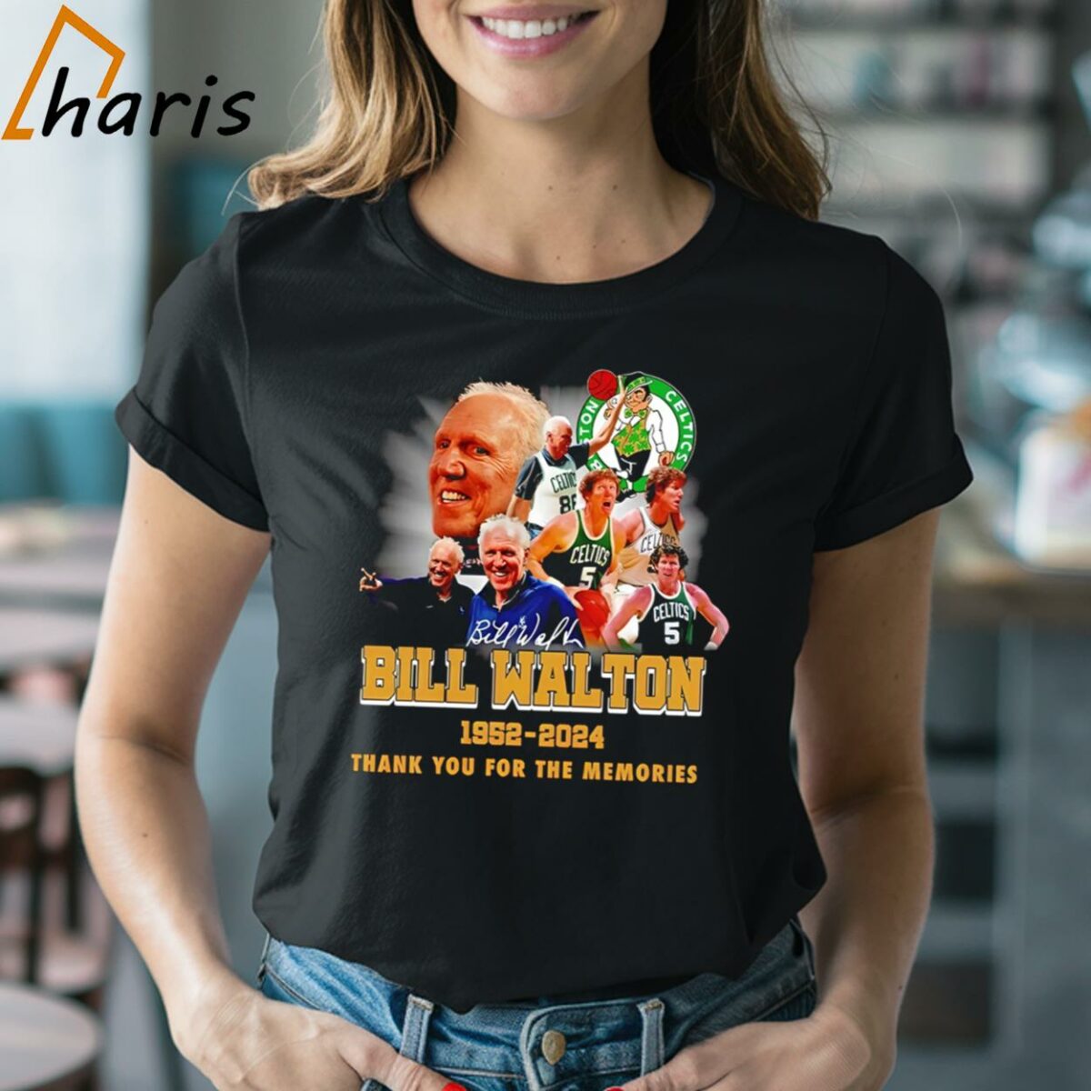 Bill Walton 1952 2024 Boston Celtics Thank You For The Memories Shirt 2 Shirt