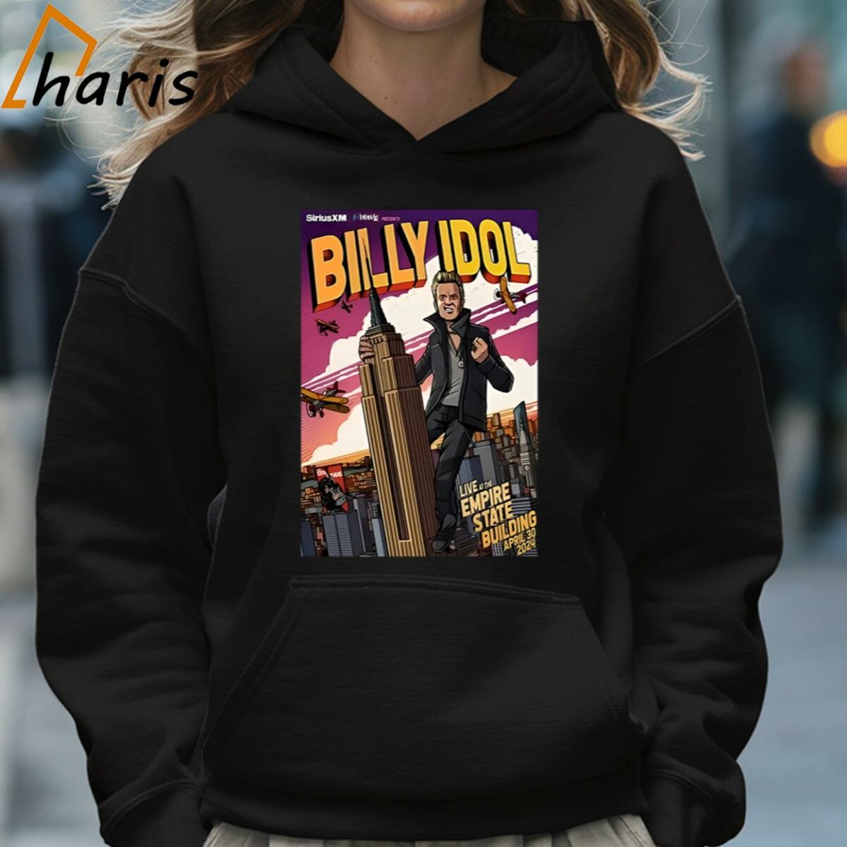 Billy Idol New York USA The 40th Anniversary Of Rebel Yell T shirt 5 Hoodie