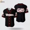 Black Red Darth Vader Star Wars Disney Custom Baseball Jersey 1 jersey