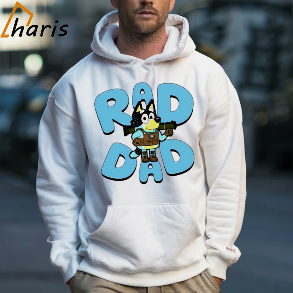 Bluey Bandit Heeler Rad Dad Shirts 5 Hoodie