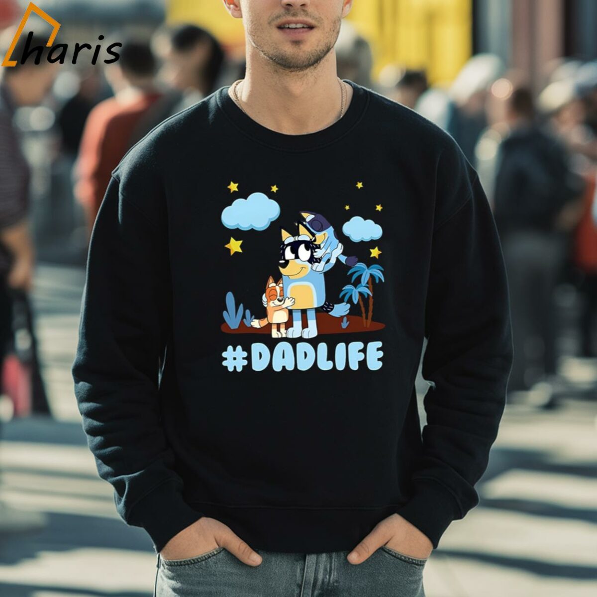 Bluey Dadlife Funny Gift for Camping Crew Dad Shirt 5 sweatshirt