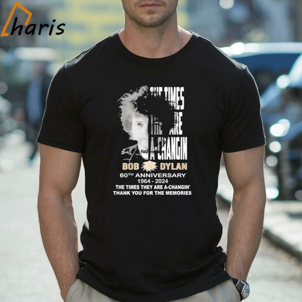 Bob Dylan 60th Anniversary 1964 2024 The Times They Are A Changin Thank You For The Memories T Shirt 2 Shirt