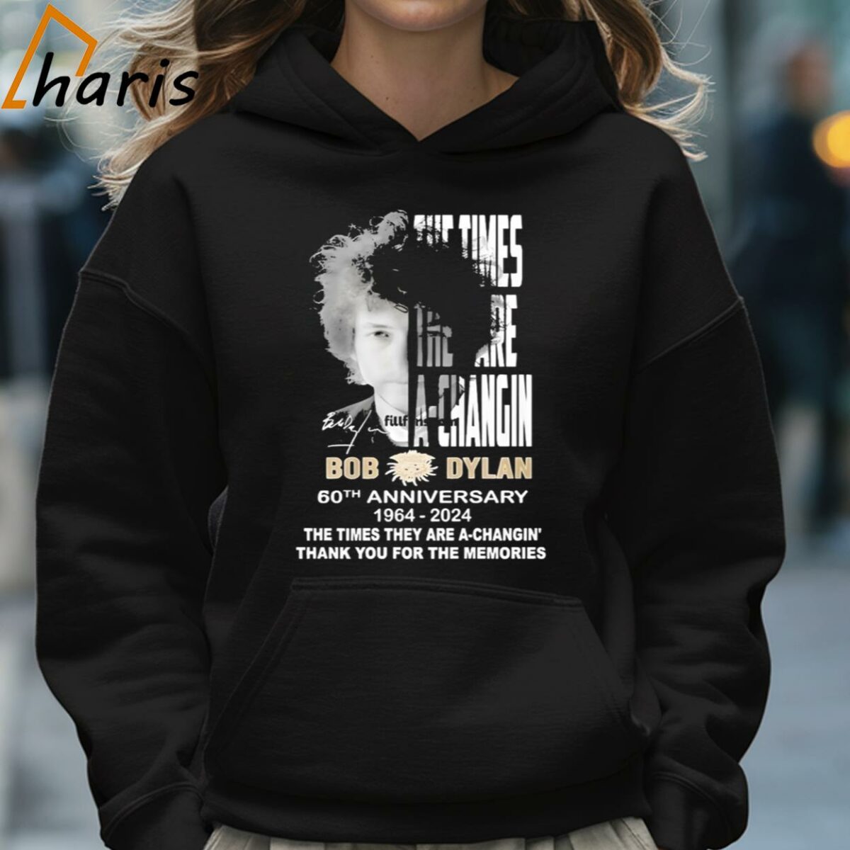 Bob Dylan 60th Anniversary 1964 2024 The Times They Are A Changin Thank You For The Memories T Shirt 5 Hoodie