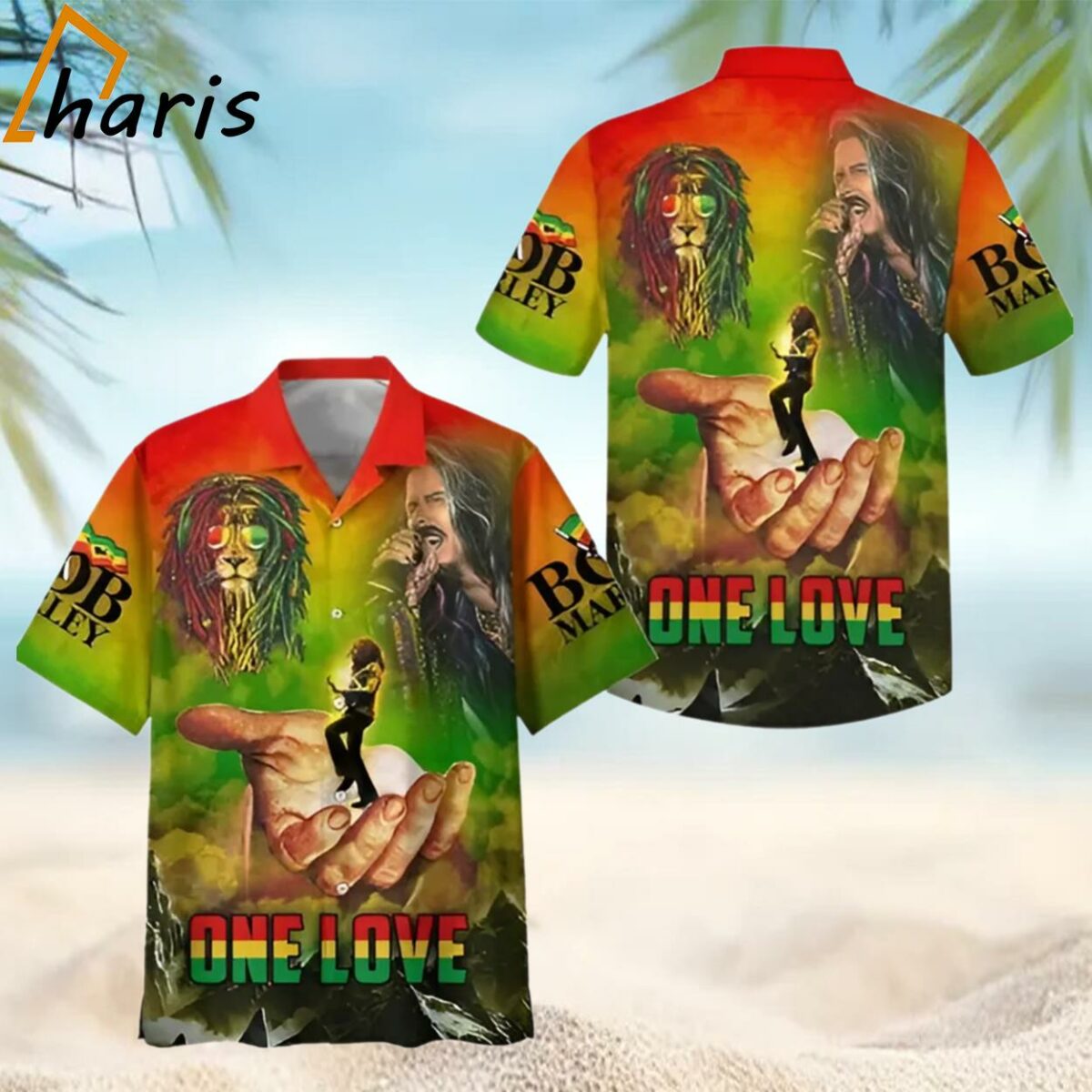 Bob Marley One Love Hawaiian Shirt 1 1