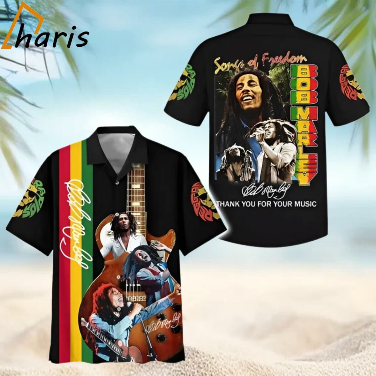 Bob Marley Songs Of Freedom Hawaiian Shirt 1 1
