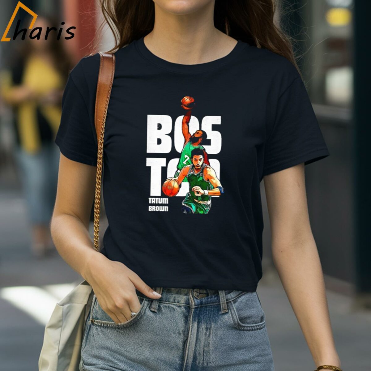Boston Celtics Jaylen Brown 7 And Jayson Tatum 0 Cartoon Shirt 2 shirt
