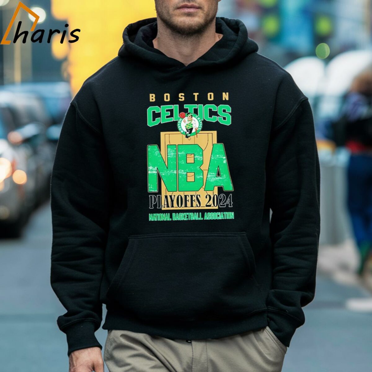Boston Celtics NBA Playoffs 2024 Stadium Art Fan Shirt 5 Hoodie