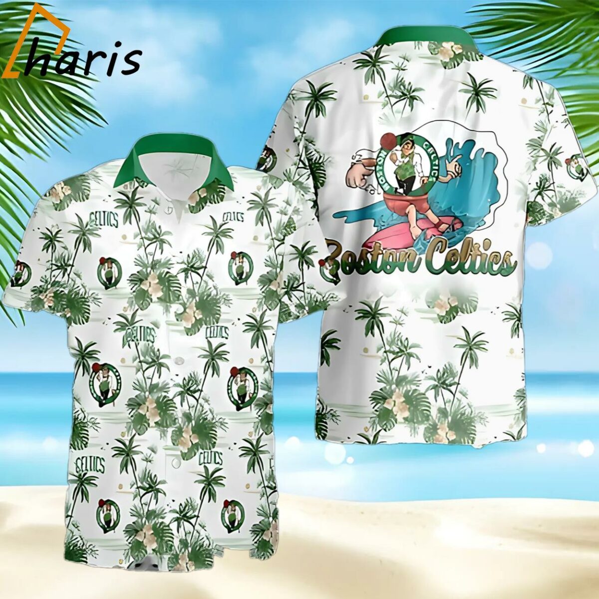 Boston Celtics National Basketball Hawaiian Shirt 1 1