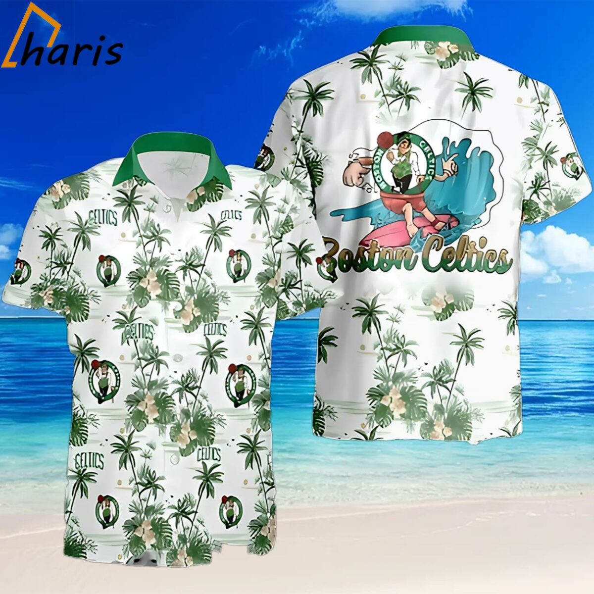 Boston Celtics National Basketball Hawaiian Shirt 2 2