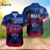 Buffalo Bills Coconut Tree and Ball Hawaiian Shirt 2 3