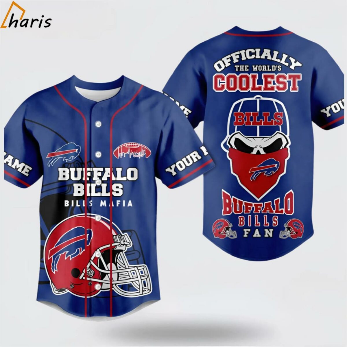 Buffalo Bills Mafia Officially The World's Coolest Custom Baseball Jersey 1 jersey