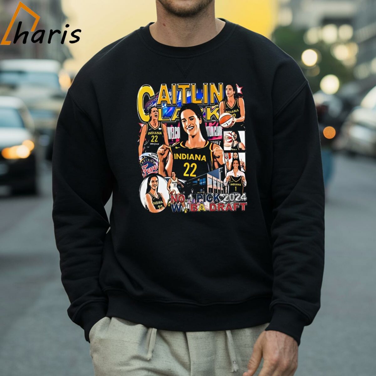Caitlin Clark Fever No 1 Pick Wnba Draft 2024 Graphic T shirt 4 Sweatshirt