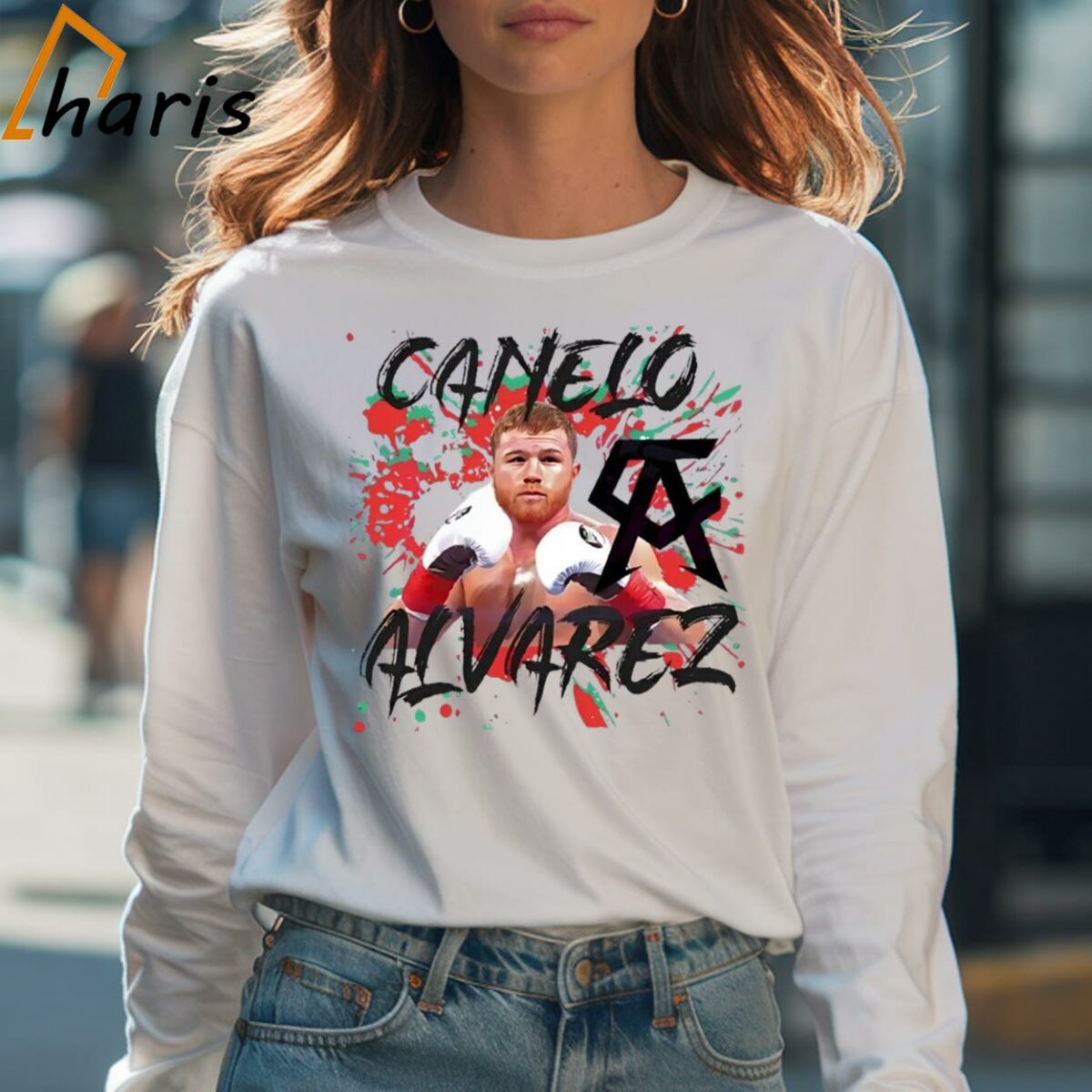 Canelo Alvarez Fanart Boxer Shirt 4 Long sleeve shirt