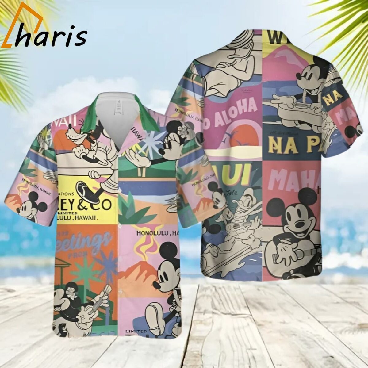 Cartoon Imagine Mickey Mouse Hot Summer 3D Hawaiian Shirt 2 2