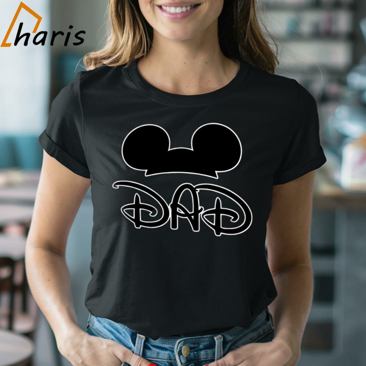 Cartoon Mouse Ears Disney Dad T shirts 2 Shirt