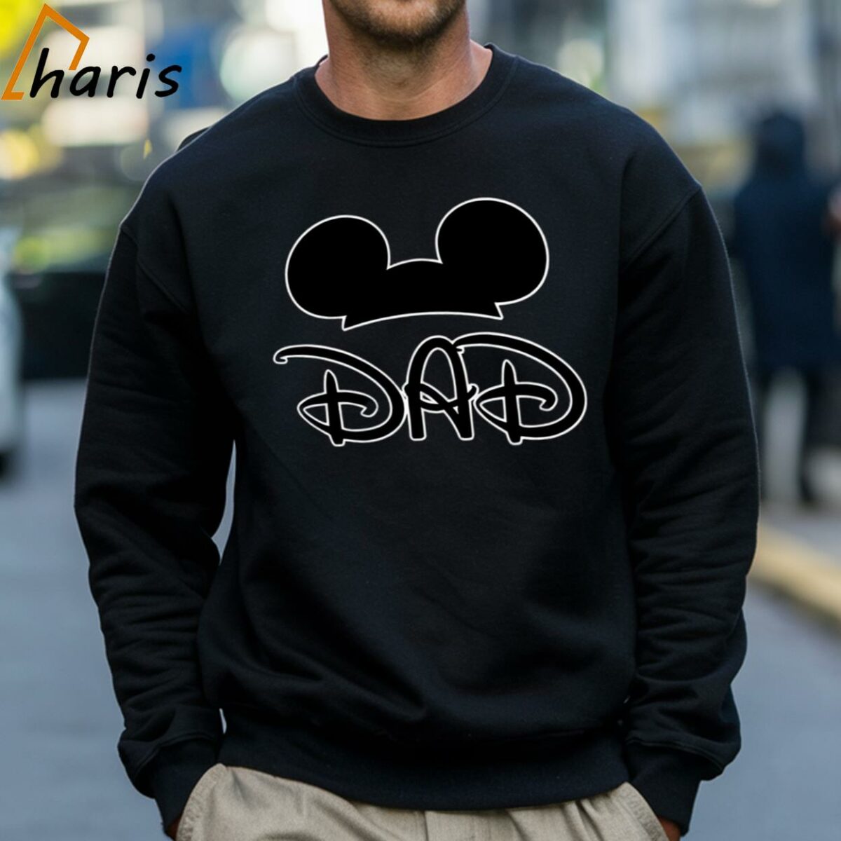 Cartoon Mouse Ears Disney Dad T shirts 4 Sweatshirt