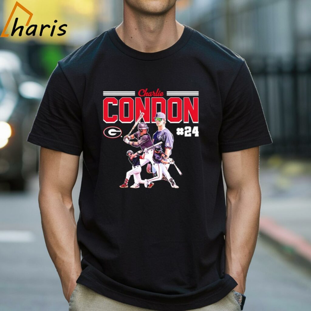 Charlie Condon Player Georgia NCAA Baseball Collage Poster Shirt