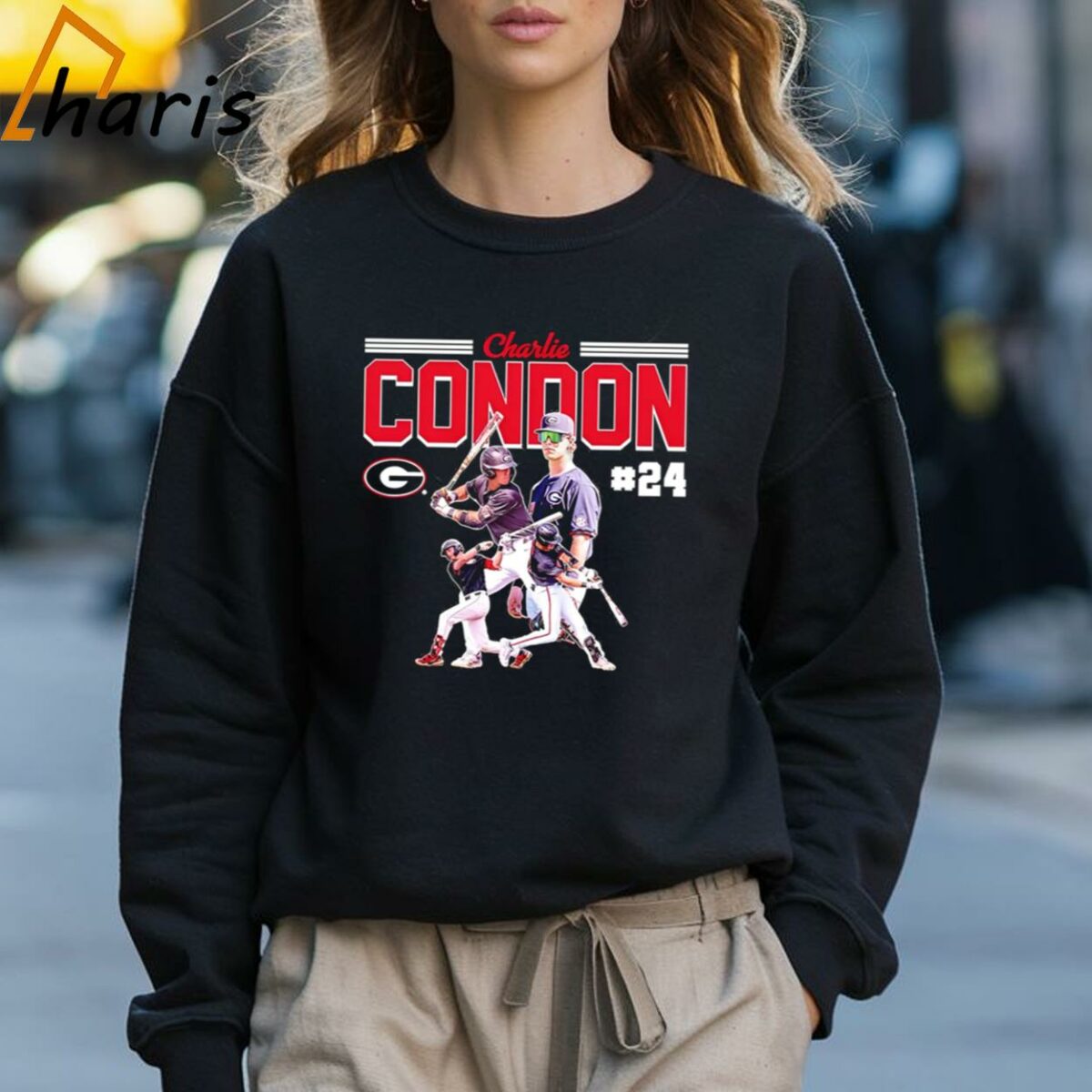 Charlie Condon Player Georgia NCAA Baseball Collage Poster Shirt 3 Sweatshirt