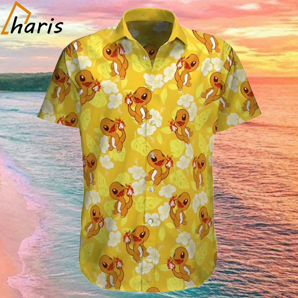 Charmander Pokemon Hawaiian Shirt 1 1