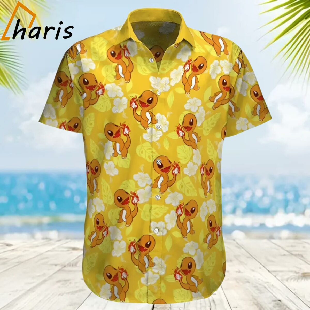 Charmander Pokemon Hawaiian Shirt 2 2